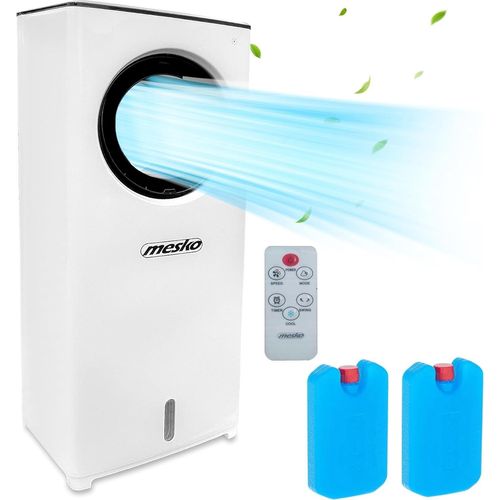 JUNG Luftkühler Bladeless mobile Klimaanlage ohne Abluftschlauch Fernbedienung+Timer, leiser Ventilator mit Wasserkühlun, Klimagerät Mobil Lüftkühler