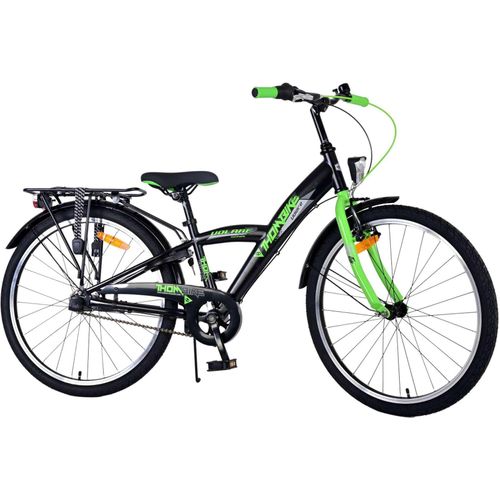 Volare Thombike Kinderfahrrad - Jungen - 24 Zoll - Grün Schwarz - 3 Gänge