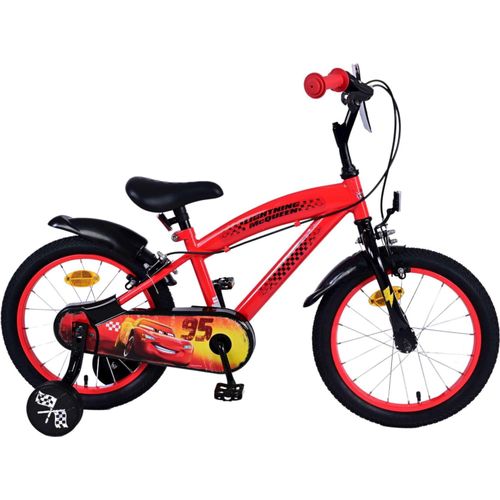 VOLARE Kinderfahrrad Disney Cars 16 Zoll, ohne Rücktrittbremse