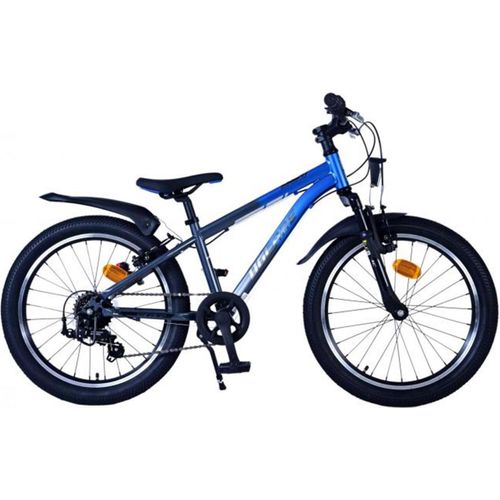 Volare XC Race Kinderfahrrad 20 Zoll 120 - 135 cm Fahrrad 7 Gang ab 6 Jahre V-Brakes blau/grau