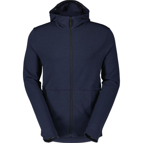 SCOTT Kapuzenpullover - COMMUTER MERINO - Blau M