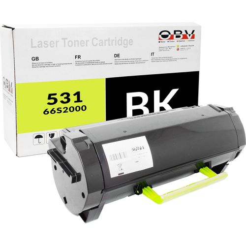 Toner Schwarz kompatibel zu Lexmark 66S2000 MS531dw MS630 MS631dw MX532adwe – ersetzt 066S2000 – 5.000 Seiten