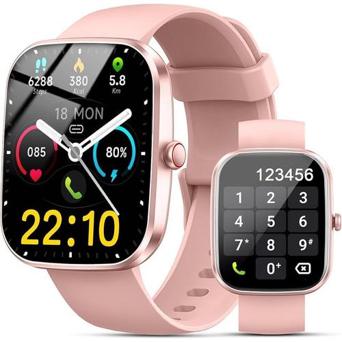 Fur Damen Herren Smartwatche Fitnesstracker Laufen Telefonfunktion 100+ Sportmodi Schrittzähler Pulsmesser Fitnessuhr Schlaftracker
