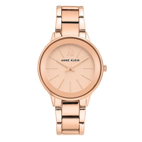 ANNE KLEIN Damenuhr Quarz roségold mit Metallarmband