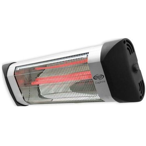 Argoclima Daphne Outdoor-Elektroheizgerät 2000W IP55 Schwarz Edelstahl