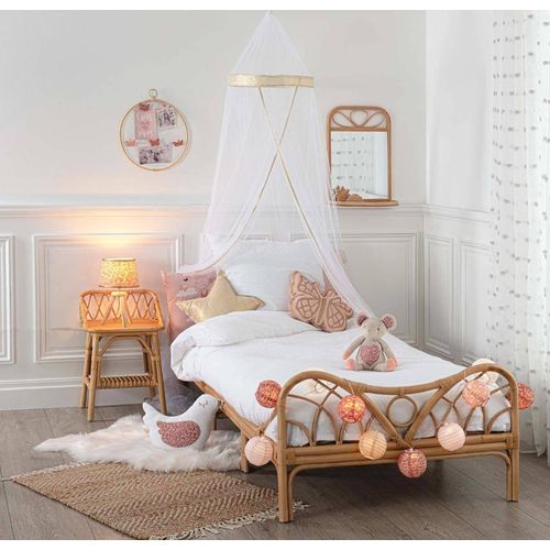 Kinderbett - Rattan 90x190 cm - Atmosphera créateur d'intérieur