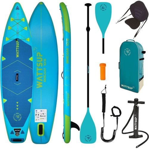 Sup WattSUP Bream 10'6 (Combo Kayak) 320x81x15cm (10'6''x32''x6'') - DropStitch - Starr und Robust - 125 kg