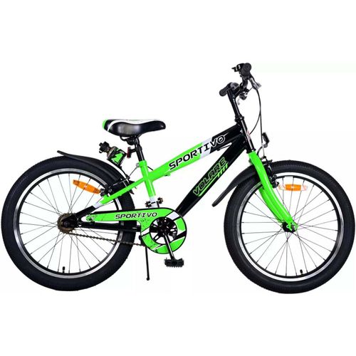 Volare Sportivo Kinderfahrrad - Jungen - 20 Zoll - Grün - Zweihandbremsen