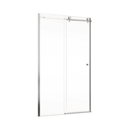 Schiebetür in Nische Schulte MasterClass Breite 120 cm Anschlag links Klarglas Profilfarbe chrom