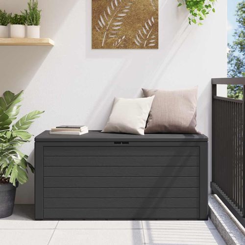 Gartenbox Anthrazit 116x44x55 cm
