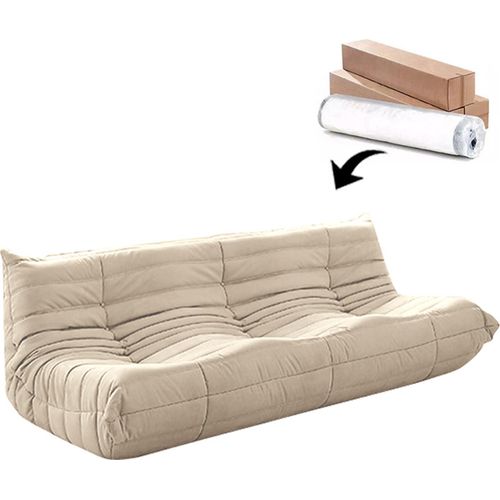 TWSOUL Sitzsack Bodensofa,Sitzsacksofa,Raupen-sitzsackstuhl, 35D hochelastischer Schwamm,