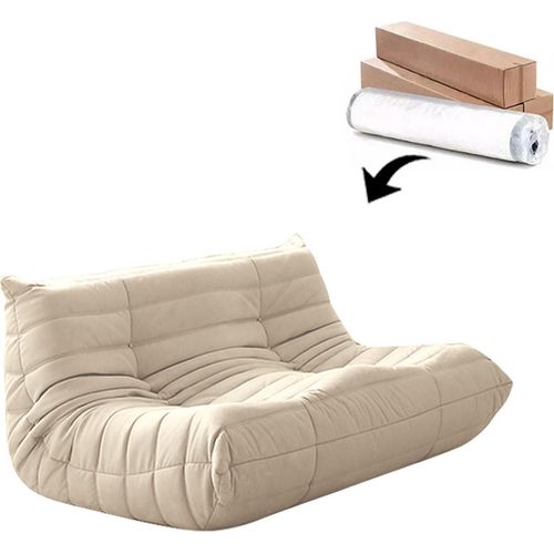TWSOUL Sitzsack Bodensofa,Sitzsacksofa,Raupen-sitzsackstuhl, 35D hochelastischer Schwamm,
