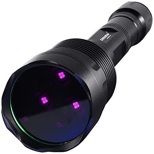 DARKBEAM UV Taschenlampen 365nm Ultraviolett Schwarzlicht, LED Licht tragbare Woodsche Lampe, 36W Leistungsstarkes Blacklight zum Aufspüren von