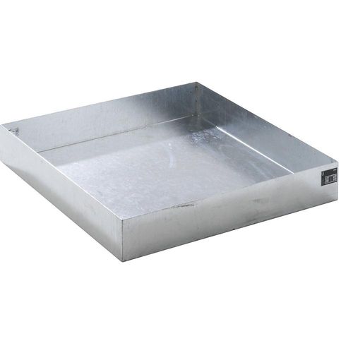 Paletten-Auffangwanne, LxBxH 1200 x 1200 x 185 mm, feuerverzinkt kaiserkraft