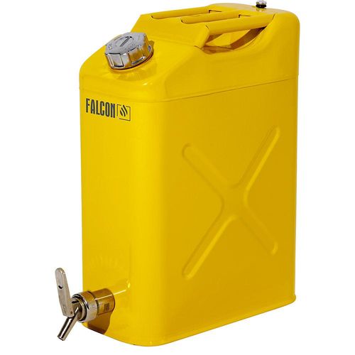 Sicherheitskanister mit Feindosierhahn, Stahlblech, Volumen 20 l kaiserkraft