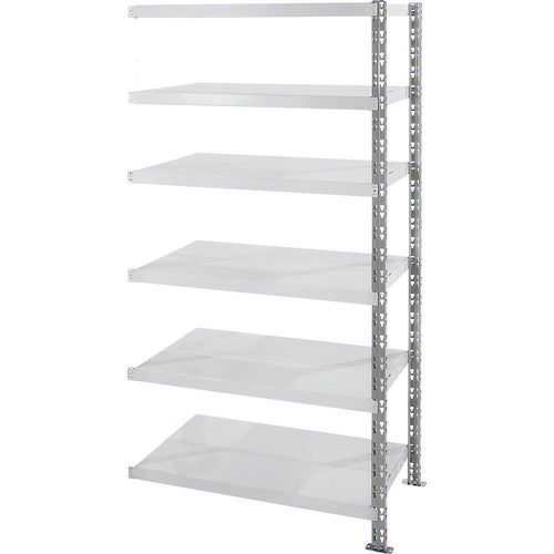 Universalsteckregal, Stahlblechböden, HxBxT 1976 x 1025 x 400 mm, Anbauregal kaiserkraft Image
