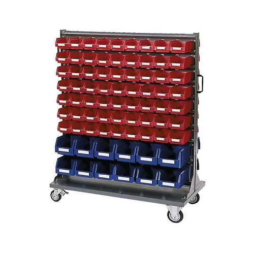 Lagerregal-Rollwagen, ohne Sichtlagerkästen, Höhe 1265 mm kaiserkraft