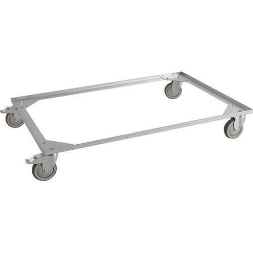 Paletten-Fahrgestell, niedrig, 1.220 x 820 x 185 mm, 150 kg - verzinkt