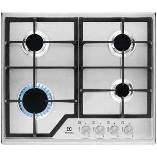 Electrolux EGS6426SX - Edelstahl - Integriert - Gaskochfeld - Edelstahl - 4 Zone(n) - 4 Zone(n)