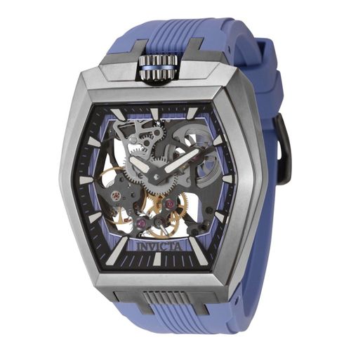 Invicta Akula 44019 Herren uhr - Wasserdicht - Analog - Mechanischen Uhrwerk - Edelstahl mit schwarzen zifferblat - 48mm