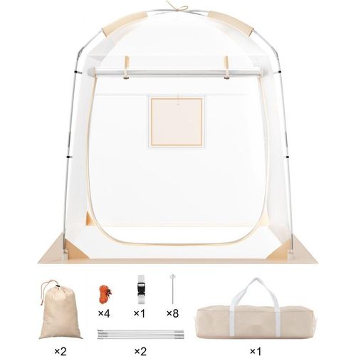 Transparentes Wurfzelt Campingzelt Bubble - für 12-15 Personen - 4,5x4,5x2,4m - leicht aufzubauen - ideal für Outdoor-Aktivitäten