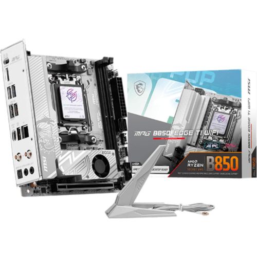 MSI MPG B850I EDGE TI Scheda Madre Mini-ITX Sockel AM5 DDR5 Wi-Fi per AMD Ryzen