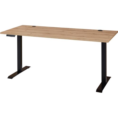 Höhenverstellbarer Schreibtisch SONOS Altesche furniert - 160 x 77 cm
