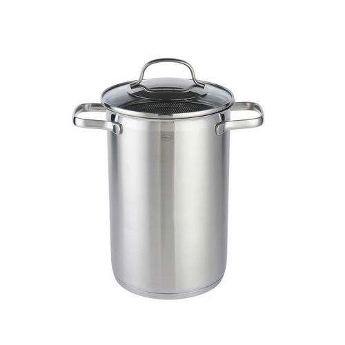 Rösle Spargel-/Pastatopf Elegance , Edelstahl , Metall , 4,5 L , Kochen, Töpfe, Diverse Spezialtöpfe