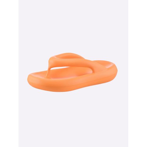 Zehentrenner HEINE, Damen, Gr. 40/41, orange, Synthetik, modisch, Schuhe