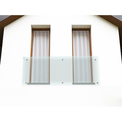 Glaszentrum Hagen - 230x90cm 13.14mm - Französischer Balkon - Fenstergeländer - Balkongeländer - VSG
