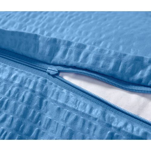 Tchibo - Seersucker-Bettwäsche - blau