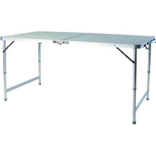 4-teiliges Campingmöbel Set Aluminium Limegrün robust 120x60x58/70cm