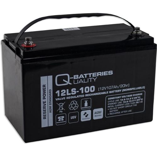 Ersatzakku für Panasonic LC-XB12100P 12V 107Ah AGM Batterie