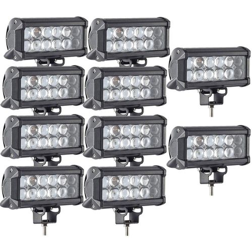 10X 36W LED Arbeitsscheinwerfer Bar,Greenmigo IP67 Zusatzscheinwerfer Arbeitslicht LED Scheinwerfer Arbeitsleuchte