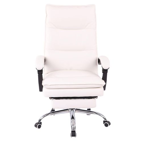Bürostuhl HLO-CP71 Kunstleder weiß