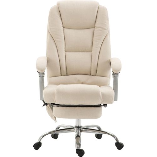 Bürostuhl HLO-CP67 Stoff mit Massagefunktion creme