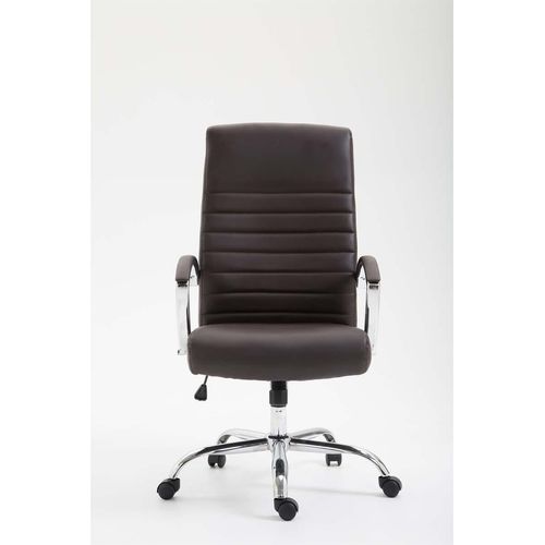Bürostuhl HLO-CP83 Kunstleder braun