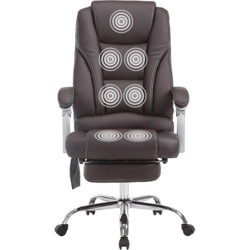 Bürostuhl HLO-CP67 mit Massagefunktion braun