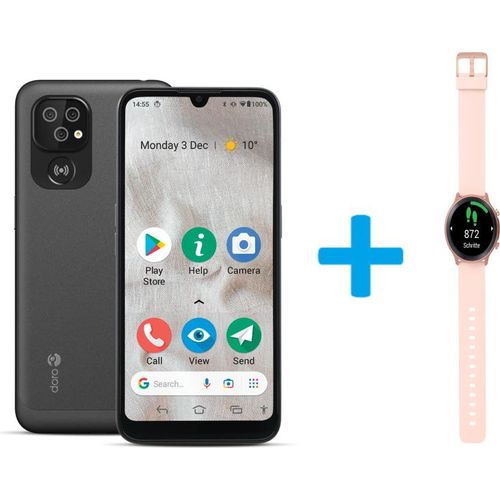 Bundle Smartphone 8100 und Smartwatch Watch pink