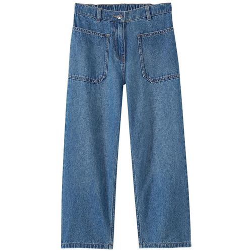 Mädchen Jeans-Culotte mit verstellbarem Bund