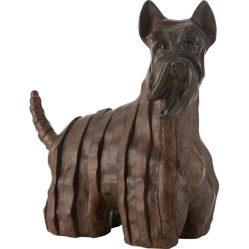 J-Line Hund Schottischer Terrier Modern Resin Braun Large