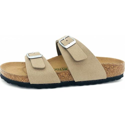 Birkenstock sydney bs[slipper] Damen Pantolette in Grau, Größe 41