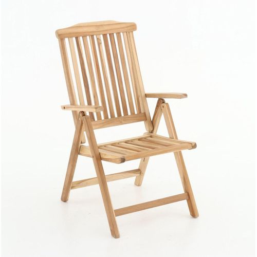 Teak Klappsessel Natur Klappstuhl Gartenstuhl Holzstuhl Gartensessel Campingstuhl