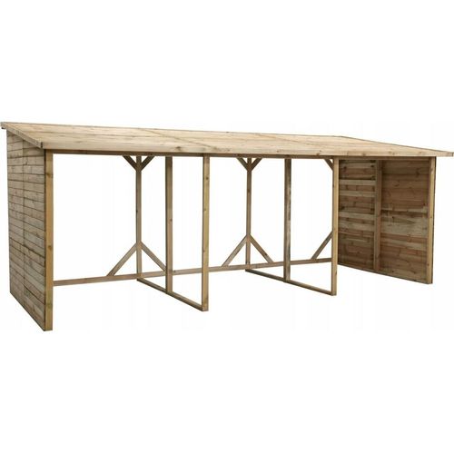 Holzschuppen 20m3 - 5.2x2m - H.2.06m - Imprägniert