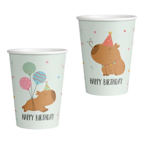 Pappbecher-Set CAPYBARA