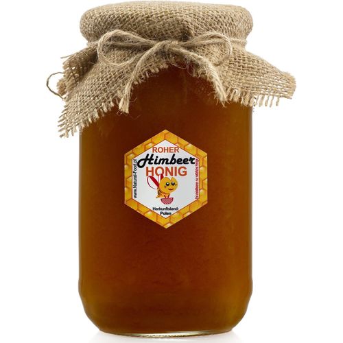 NATURAL FOOD Roher Honig - Direkt vom Imker - Roh Natürlich - Ungefiltert - Nicht Geschleudert oder Erhitzt - Geschenkidee - 22 KG - Himbeerhonig