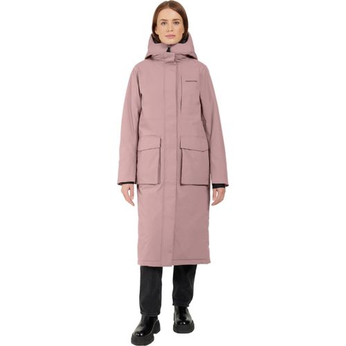 Didriksons Leya Womens Parka Long 3 - Damen Langmantel, Größe:46, Farbe:faded wine