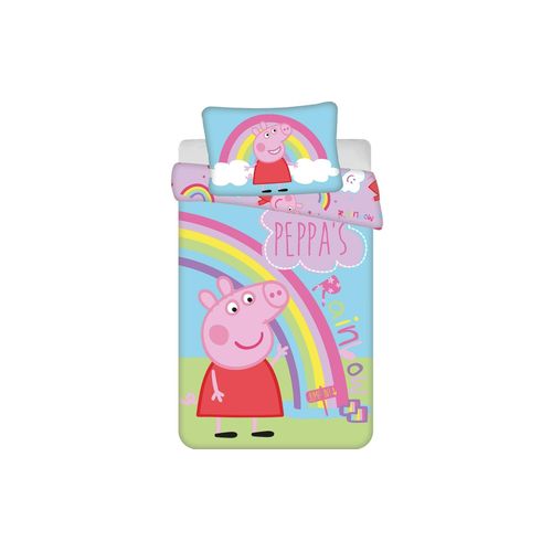 Kinderbettwäsche »Jerry Fabrics Peppa Pig PEP016 100 x 135 cm + 40 x 60 cm«