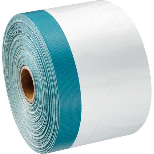 72 Rollen Abdeckfolie mit Gewebe Klebeband 550mm x 20m Masker Malerfolie transparent