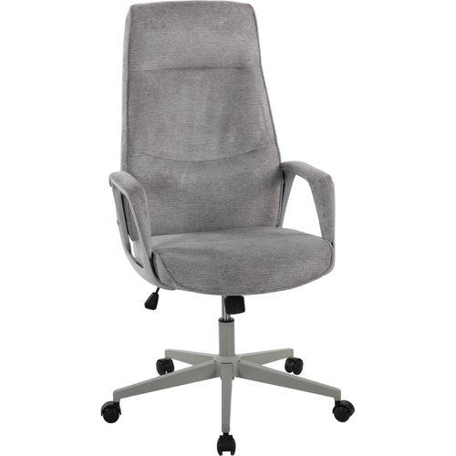 Chefsessel ></noscript>Marinus< ergonomisch, Wippmechanik, grau, Webstoff - 64x111x64cm (BxHxT)